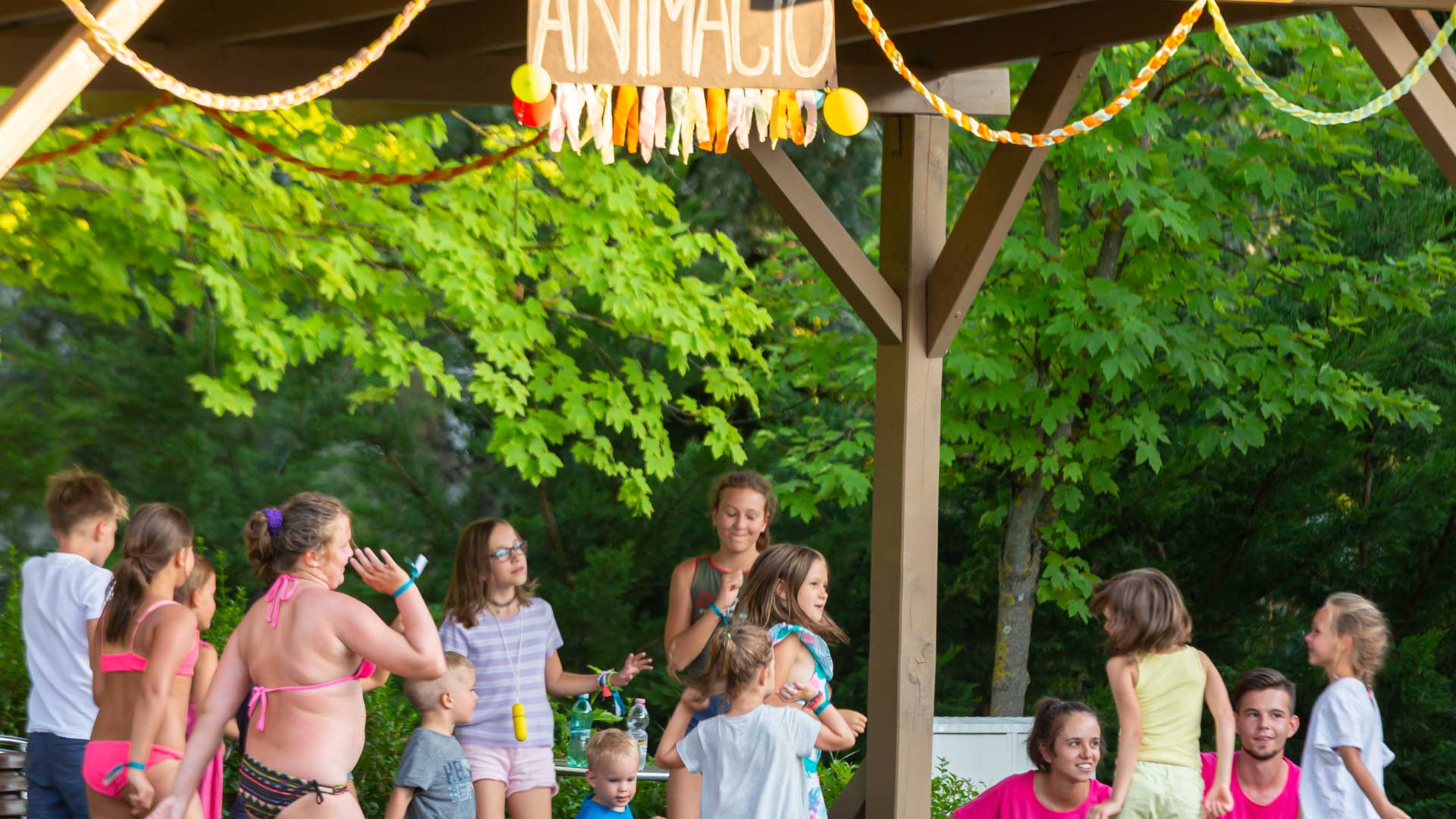 animácio Aranypart Camping Balaton Siófok