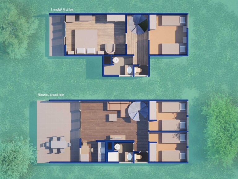 turistaház Siófok apartmanok Rosa Aranypart Camping & Apartments