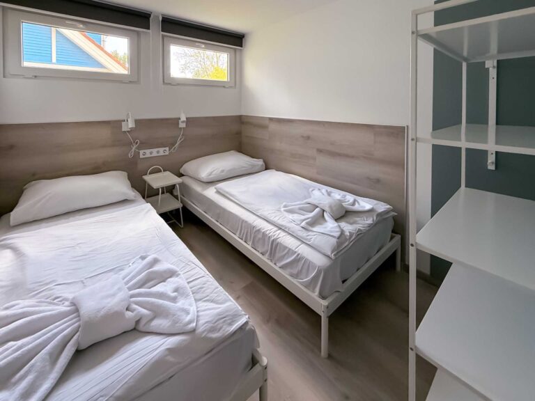 kemping apartman Balaton Rosa Plus hálószoba Aranypart Camping