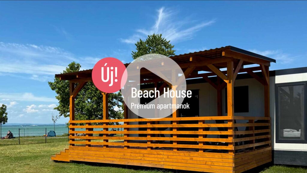 Balaton part szállás Beach House apartman Aranypart Camping & Apartments
