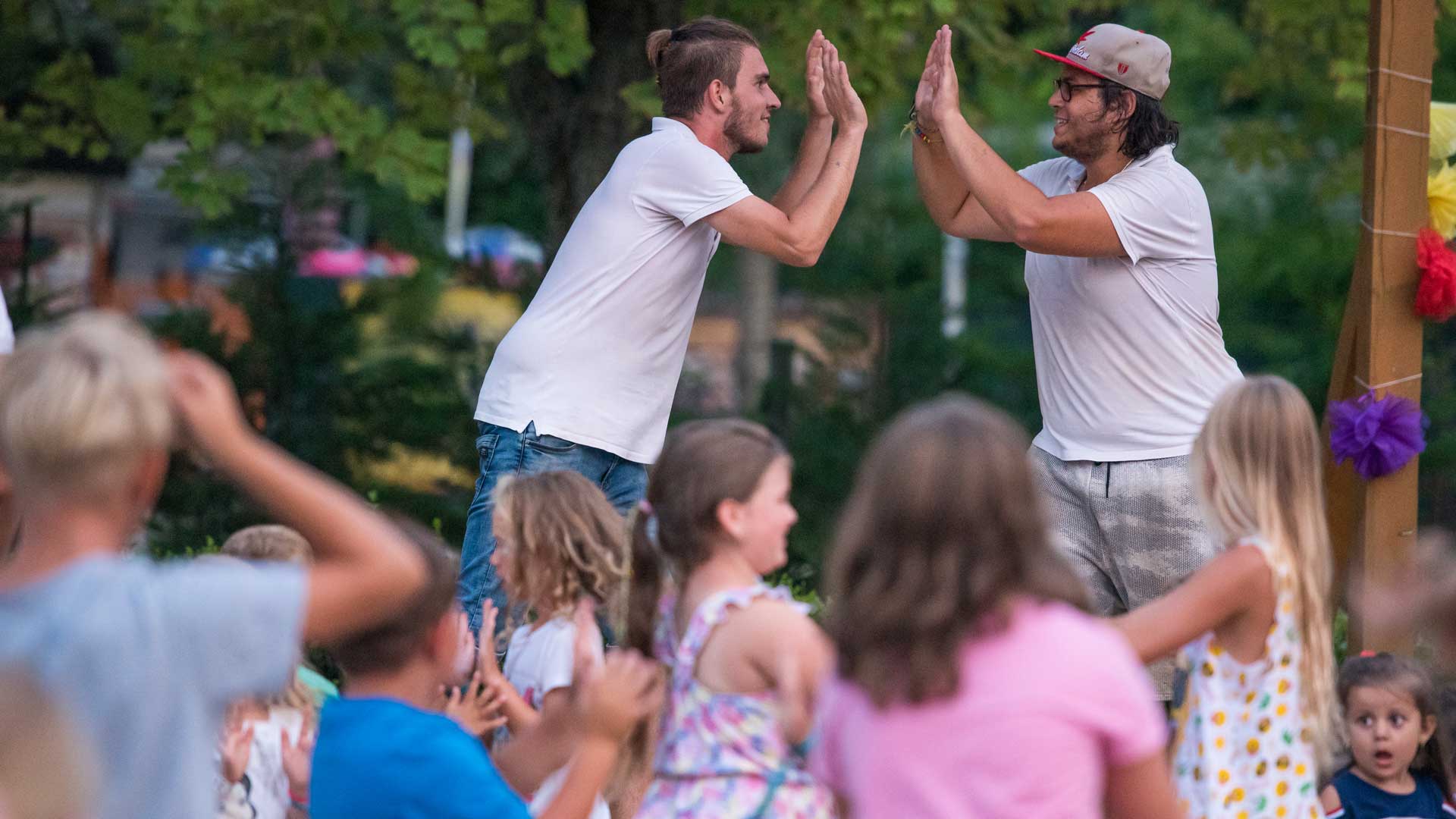 Familienfreundliche Unterkunft - Animation auf dem Campingplatz