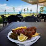 kemping étterem Aranypart Camping Siófok Golden Lake büfé sült hal hekk