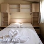 mobilház mobil ház Aranypart Camping Siófok Eurocomfort hálószoba