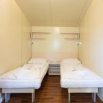 mobilház mobil ház Aranypart Camping Siófok Eurocomfort hálószoba