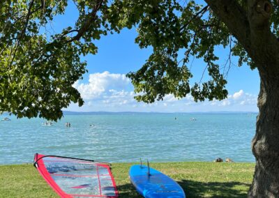 szabadstrand Bamboo Sziget Aranypart Camping apartman Siófok