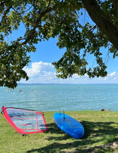 szabadstrand Bamboo Sziget Aranypart Camping apartman Siófok