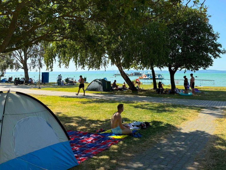 strand szabadstrand Aranypart Siófok Balaton