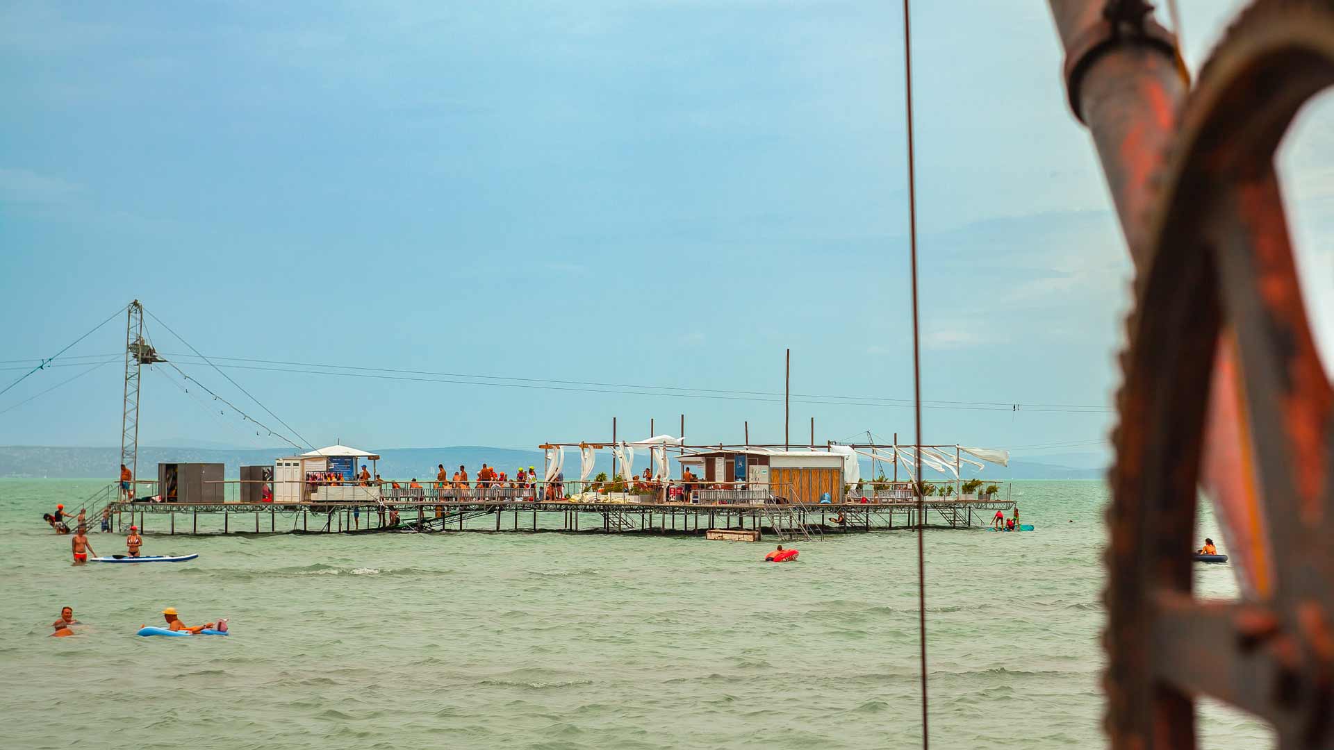 wakeboard Bamboo Island, Aranypart Camping Siófok